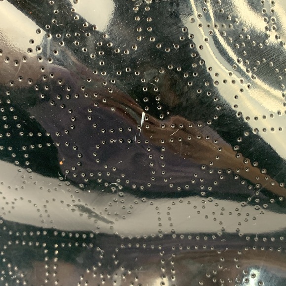 Kate Spade Black Shiny Patent Leather Tote Bag Tan spade lined with pockets - Picture 14 of 16